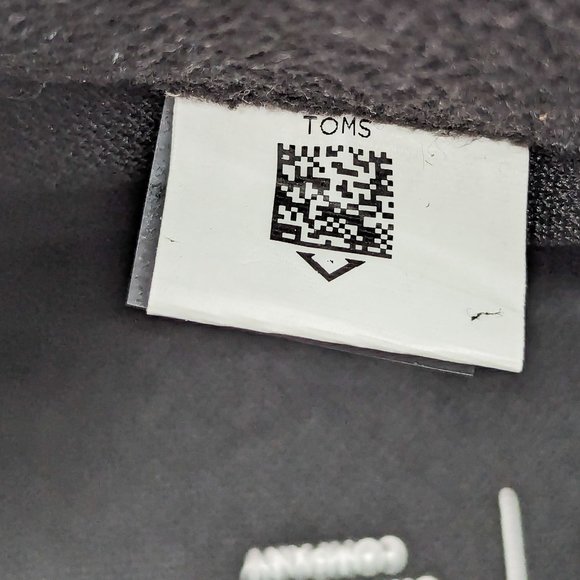 TOMS Women Cascada Black Suede Lace-up Comfortable Hiking Boots size 11 - Picture 8 of 12